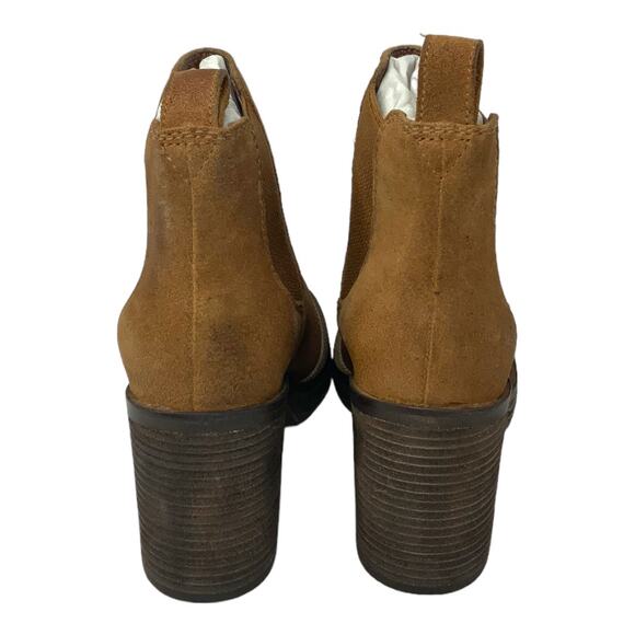 Diba Sereta Suede Bootie Cognac Size 6 NWT $159 MSRP - Picture 5 of 6